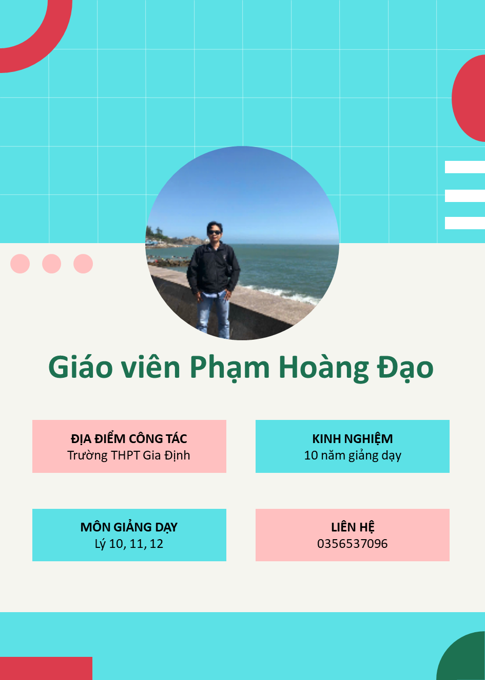 Thầy Phạm Hoàng Đạo