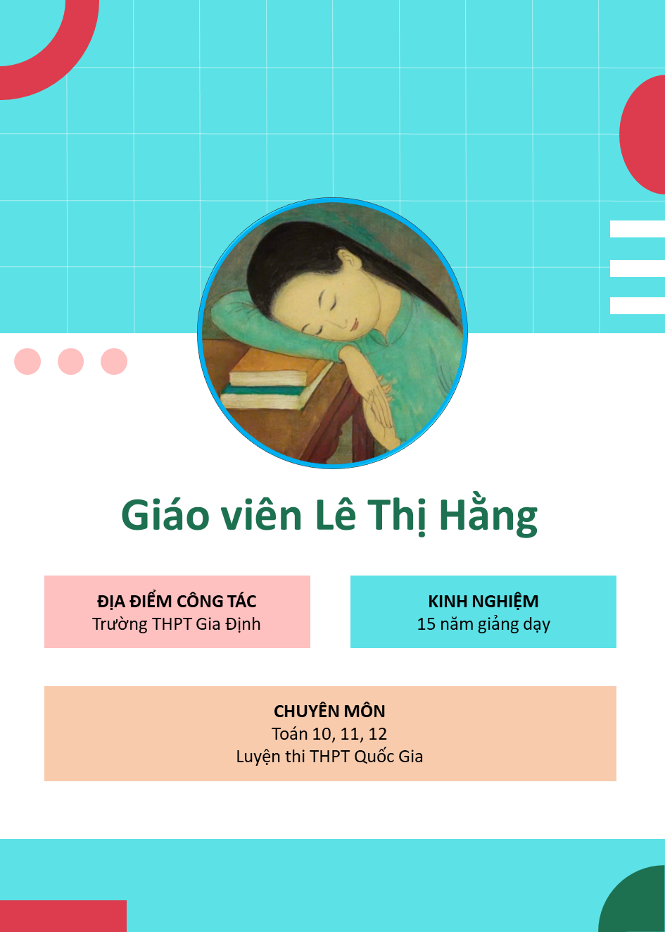 Cô Lê Thị Hằng