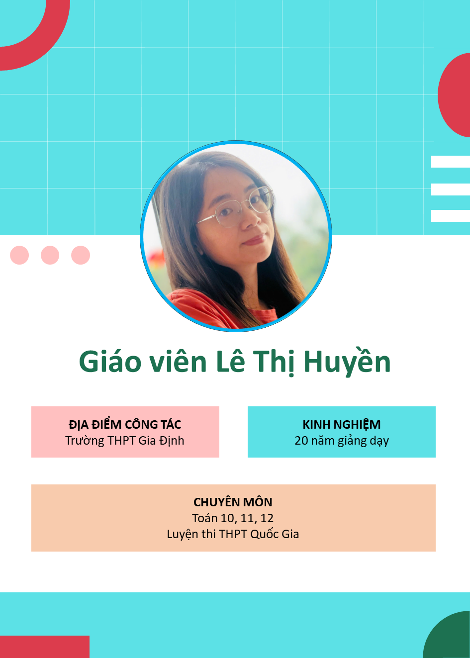 Cô Lê Thị Huyền