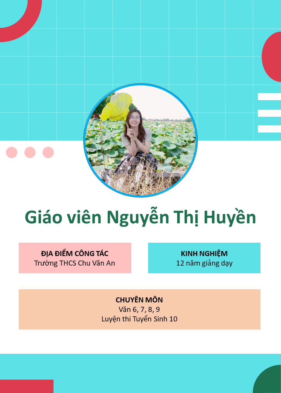 Cô Nguyễn Thị Huyền