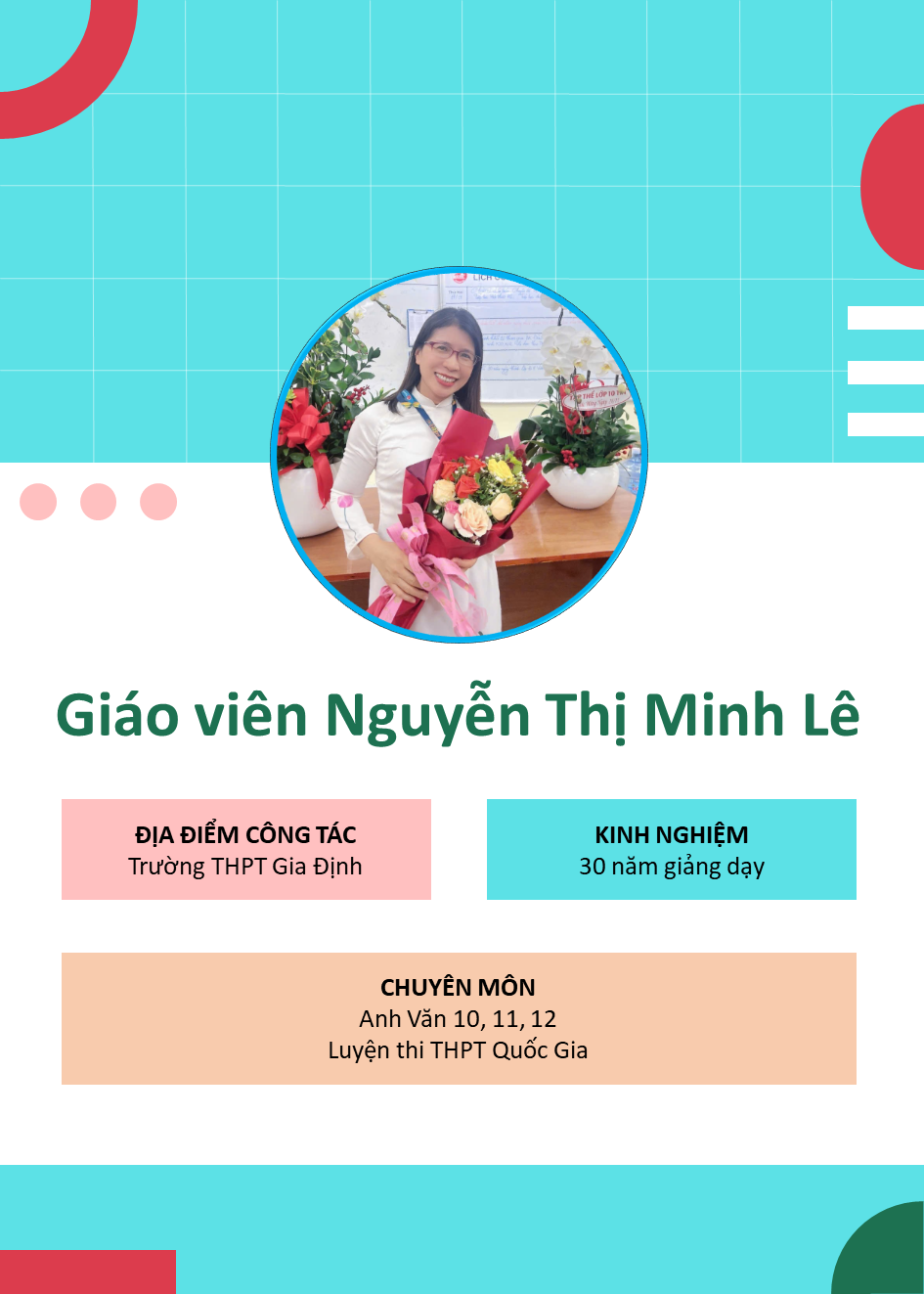 Cô Nguyễn Thị Minh Lê