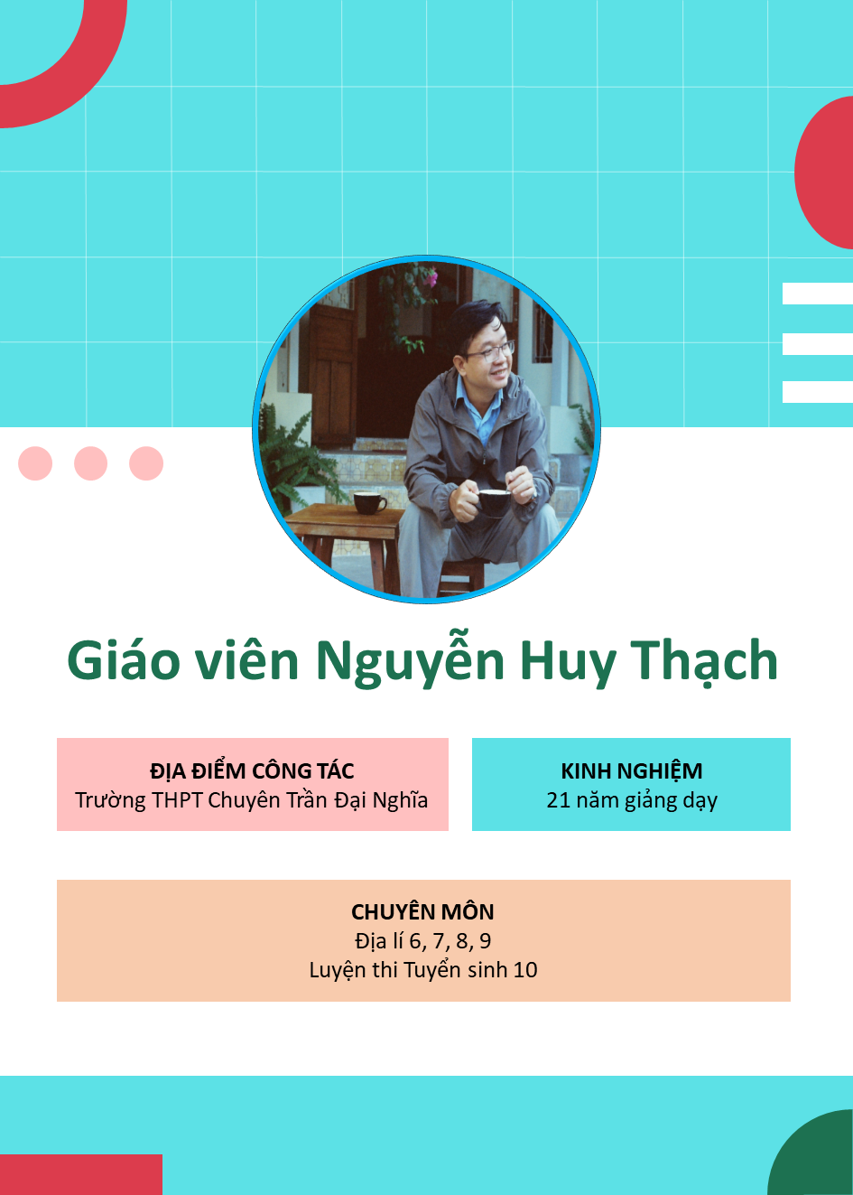 Thầy Nguyễn Huy Thạch